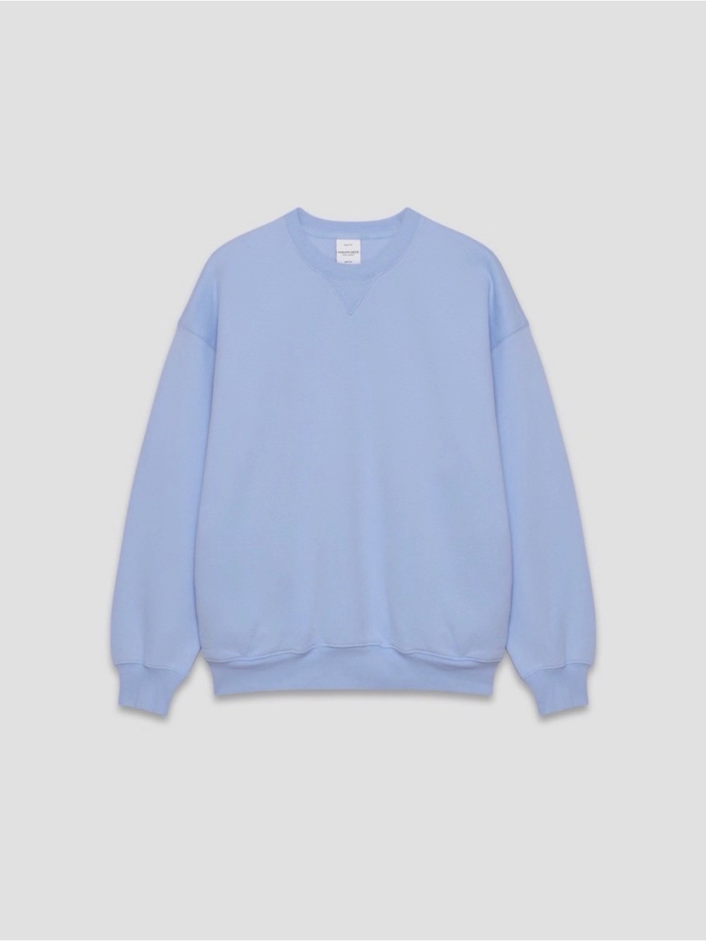 Aritzia cozey mega crew neck hoodie day flower blue